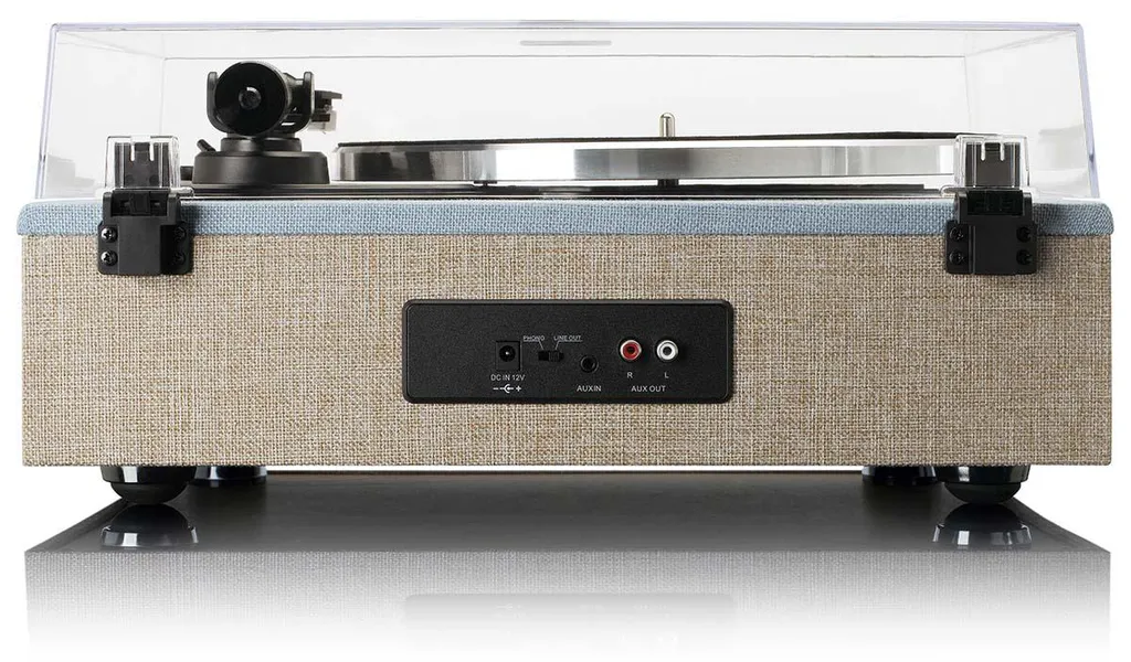 Tourne-disque Bluetooth Lenco LS-440 bois avec enceintes 40W intégrées - 6