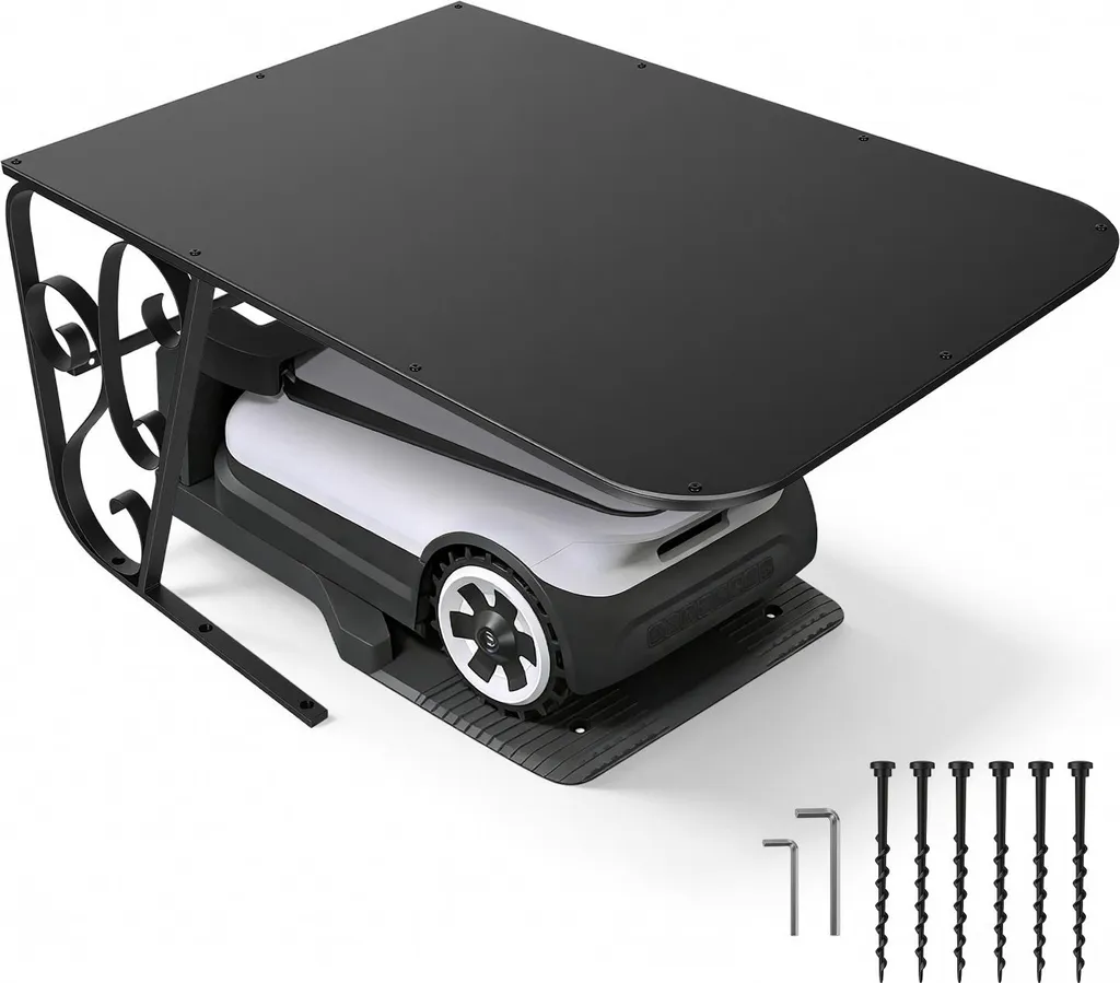 Copertura Robot Tosaerba Izrielar: Garage Premium Anti-UV Nero