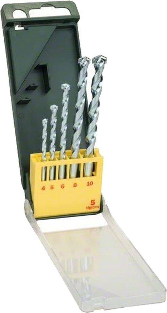 Steinbohrer-Set, 5-teilig, Durchmesser: 4 - 10 mm, Produktbild 