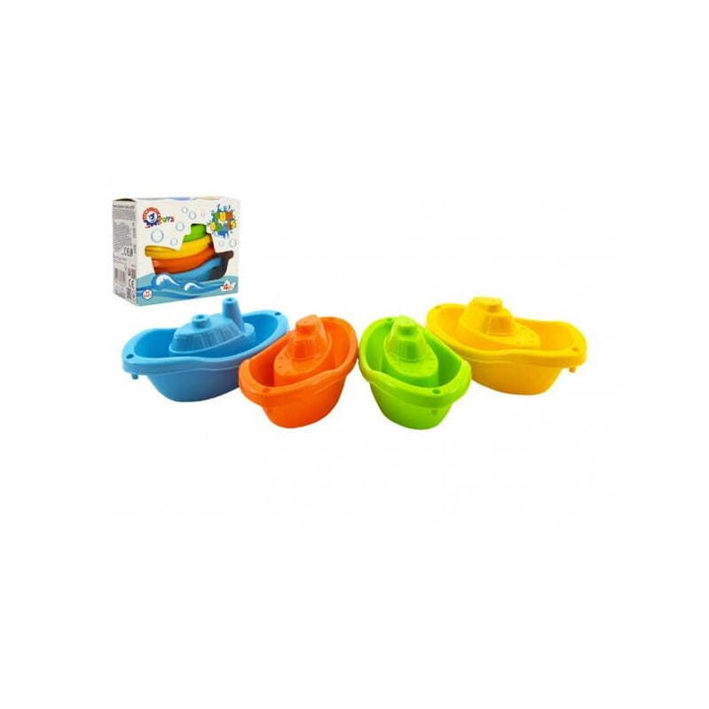 Lodě/lodičky do vody 4ks plast 11cm 12m+ Obrázek produktu 