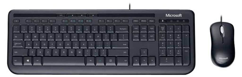 Microsoft Wired Desktop 600, Tamaño completo (100%), Cable, Imagen del producto 
