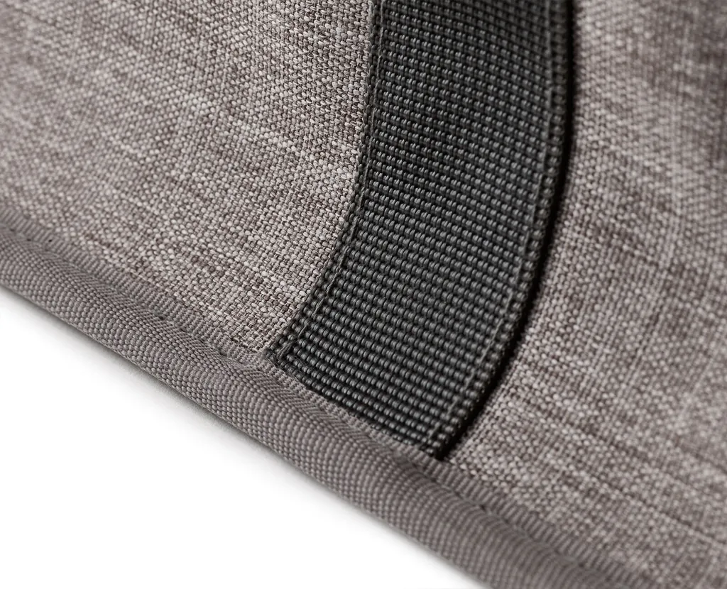 Sac à linge pliable 35L gris idéal pour petits espaces et appartements