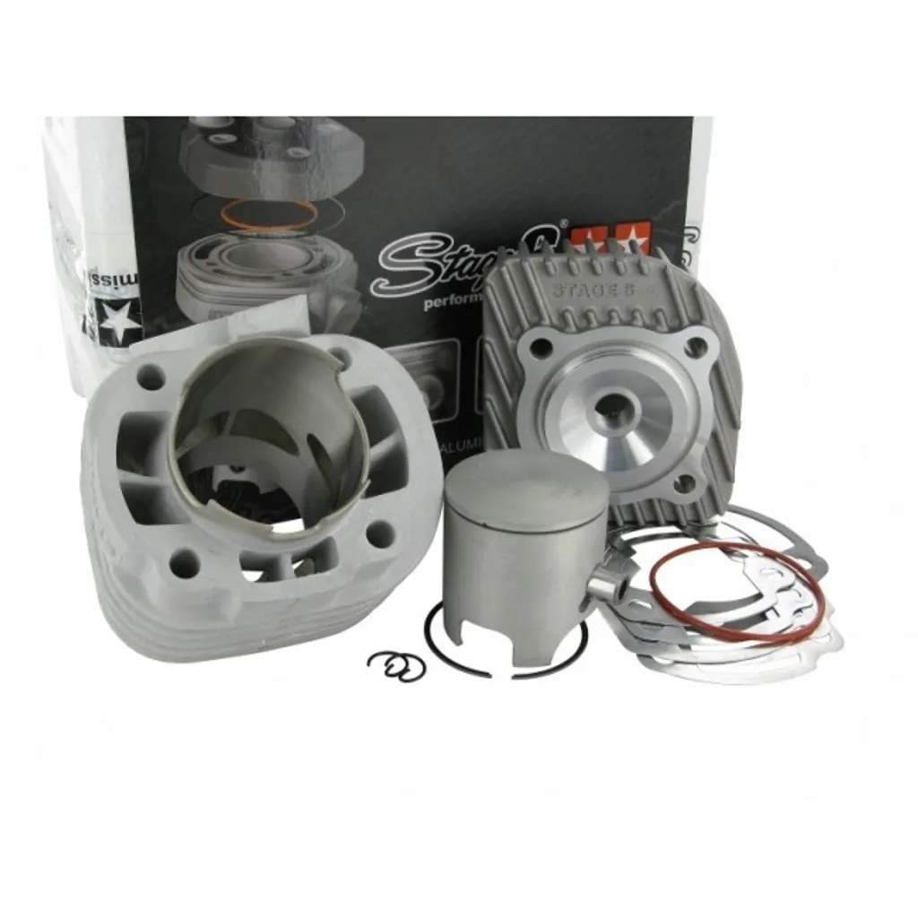 Haut Moteur 70cc Stage6 Racing Mk2 Aluminium pour Scooter Minarelli Air