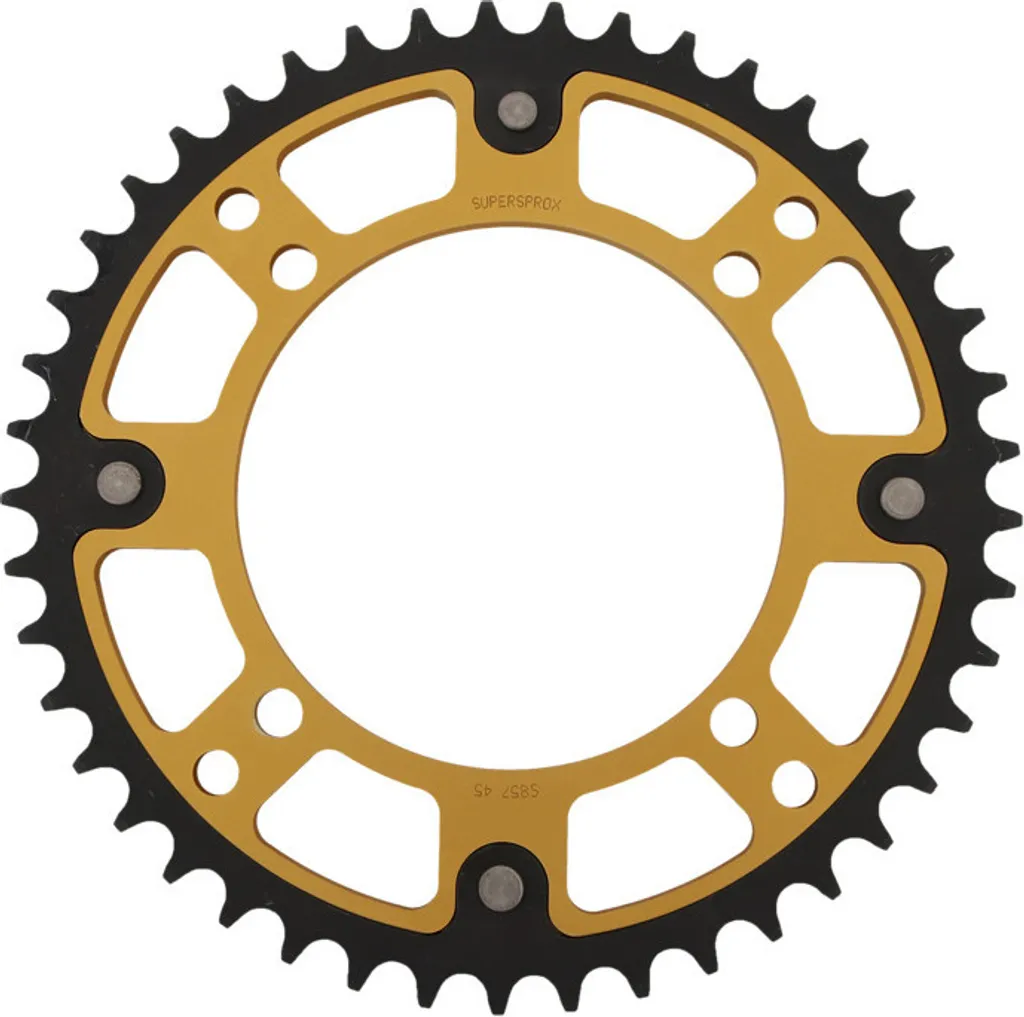 Couronne Supersprox 520 45Z or : fini l'usure rapide de votre kit chaîne