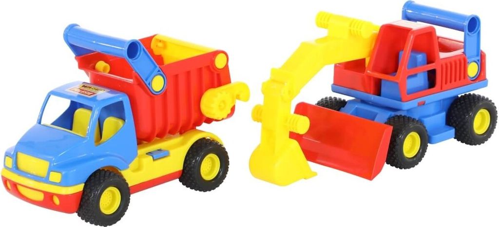 Polesie Auto ConsTruck sklápěčka + bager Obrázok produktu 13