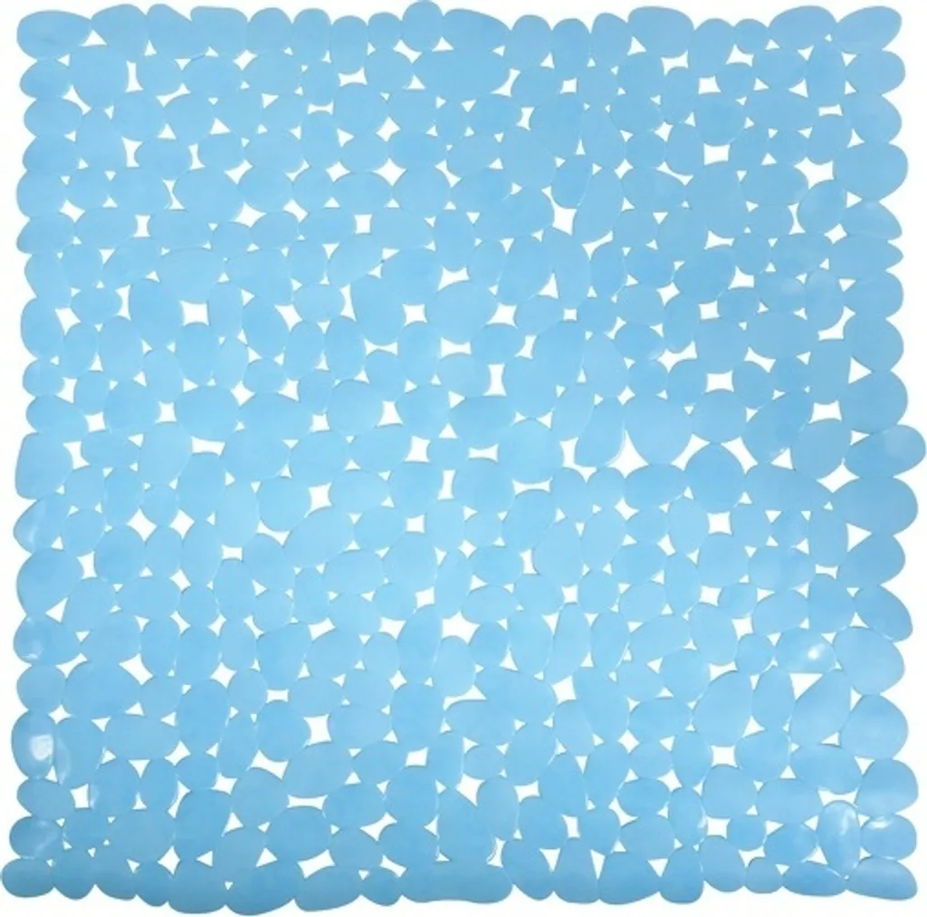 MSV Tappetino Doccia Antiscivolo Azzurro 53x53 - Sicurezza e Igiene Bagno