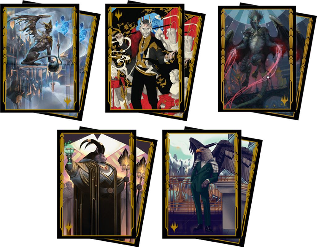 Ultra Pro Magic The Gathering Streets of New Capenna 100 Sleeves featuring Ziatora the Incinerator
