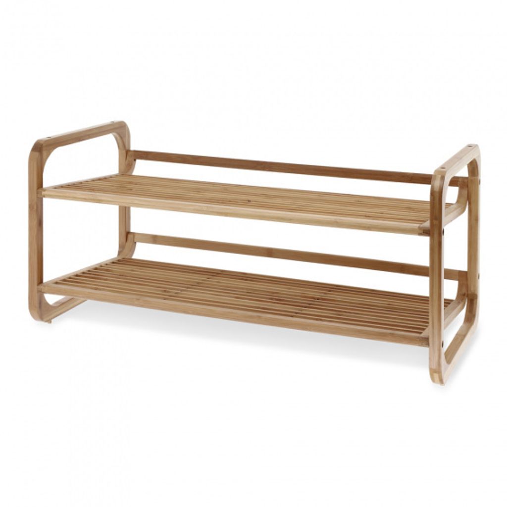 schuhregal Bambus 75 x 34 cm Bambus natur