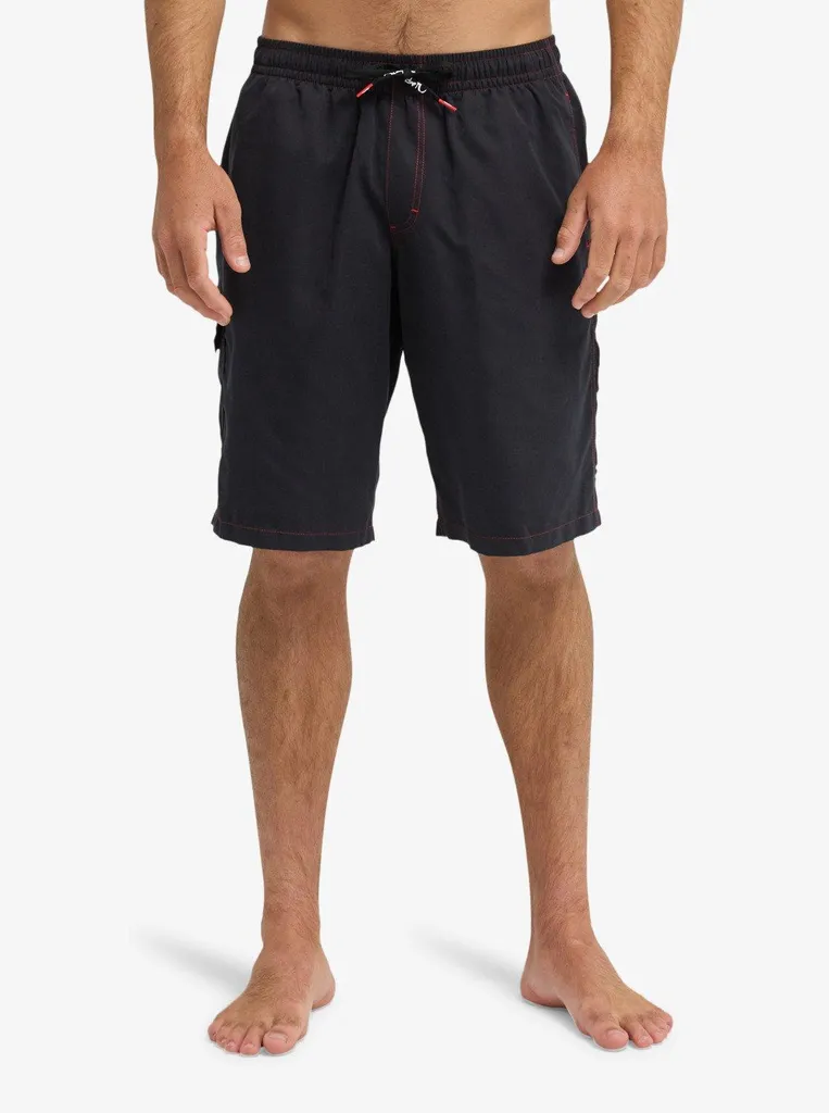 Maillot de Bain Volley Noir Quiksilver YG Last Stance 21 en Taille L