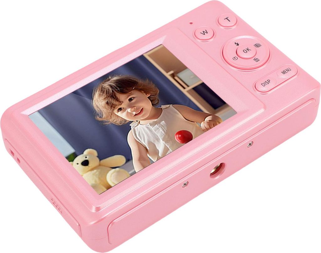 4K-Digitalkamera für Fotografie, Autofokus, 48 MP HD mit Anti-Shake, 16-facher Zoom, 2,8-Zoll-Bildschirm, Pink