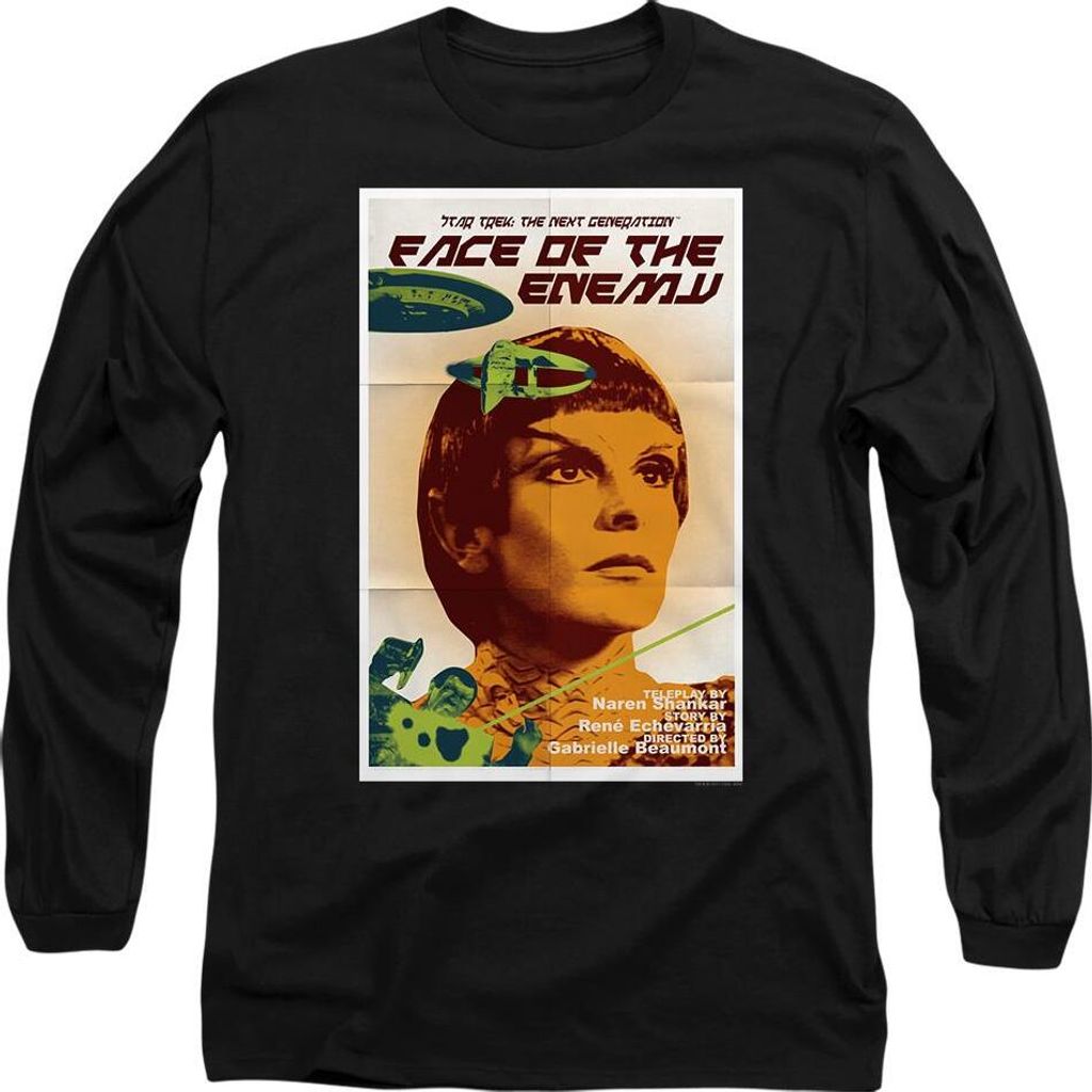 Star Trek - "The Next Generation Season 6 Episode 14" T-Shirt für Herren/Damen Uni TV10065 (M) (Schwarz)
