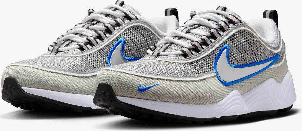 Nike Air Zoom Spiridon SP "Metallic Silver Signal Blue" Silber/Blau, Größe: 45,5