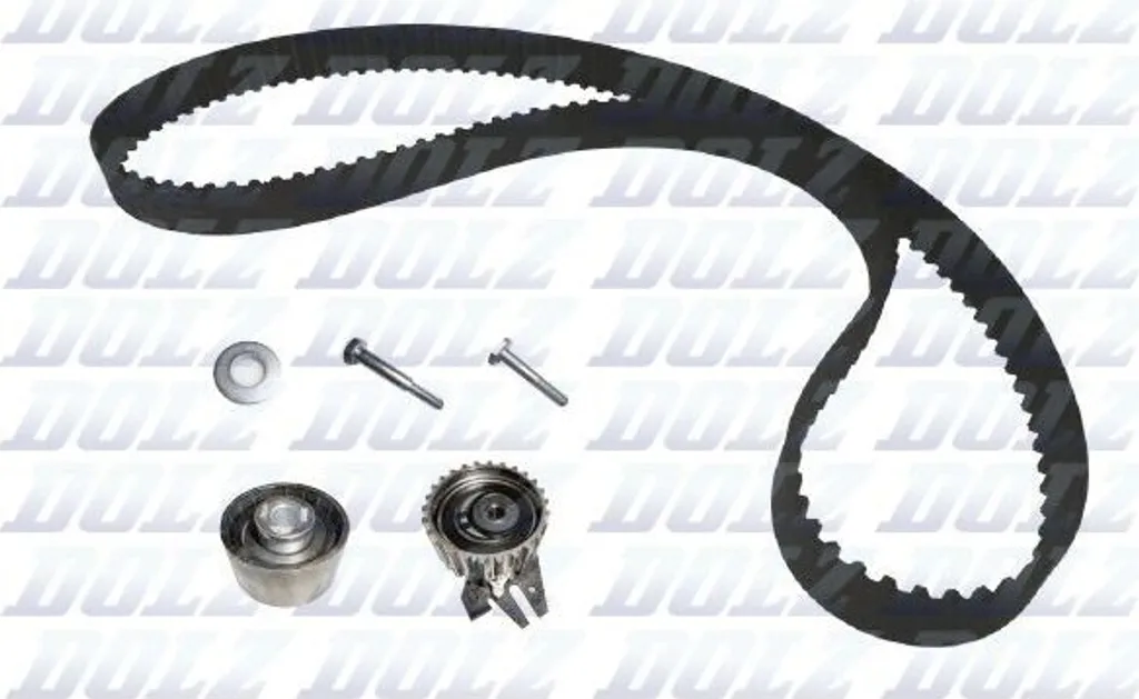 Kit distribution DOLZ SKD102 avec courroie 199 dents pour Zafira B
