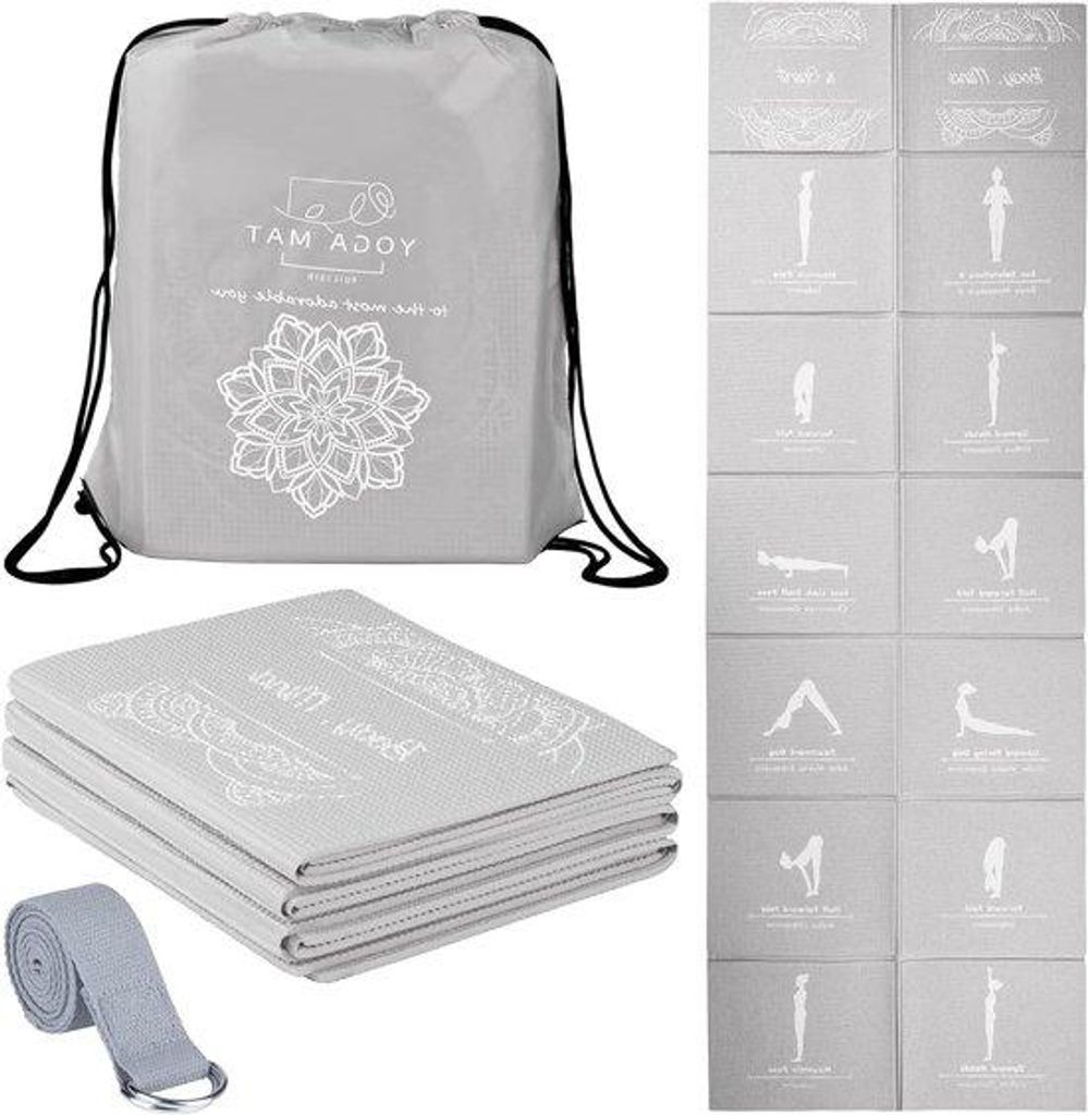 Adaptive Yoga-Matratze für Damen mit Schnellverschluss für Yoga, Pilates, Gesundheit und Fitness, perfekt für den Hausgebrauch und das Fitnessst...