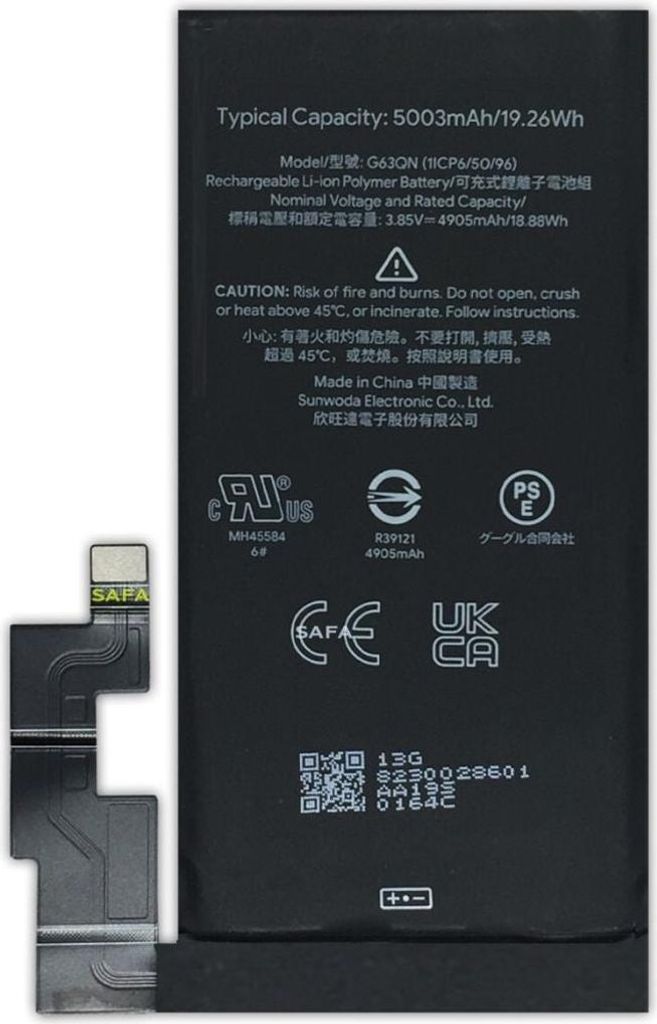 Batterij voor de Google Pixel 6 Pro Productafbeelding 