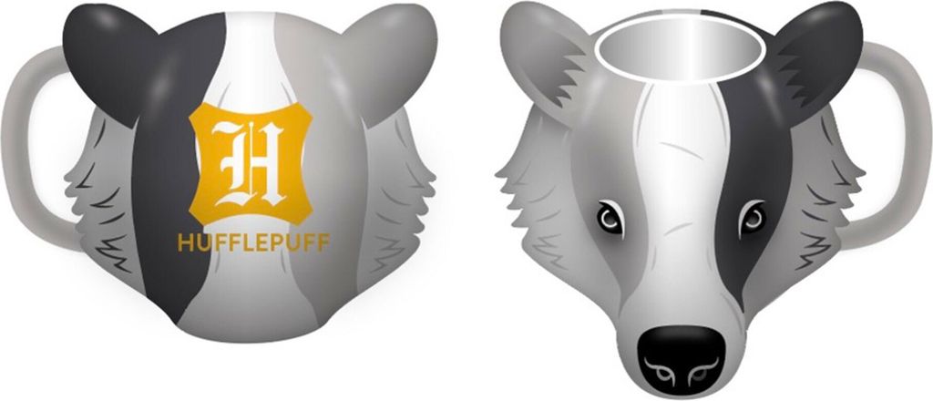 Harry Potter - Lizenz Tassen 3D - Hufflepuff Dachs