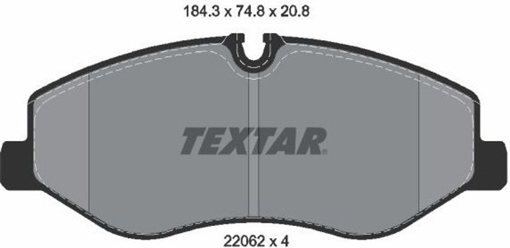 Textar Bremsbeläge vorne für Mercedes Vito W447 V-Klasse
