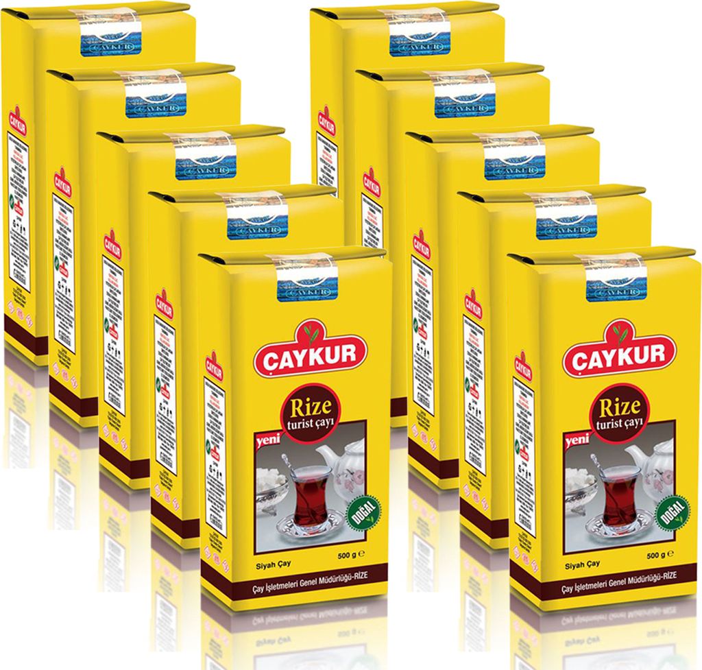 10x 500 gr Caykur Rize Türkischer Schwarzer Tee Cay Produktbild 