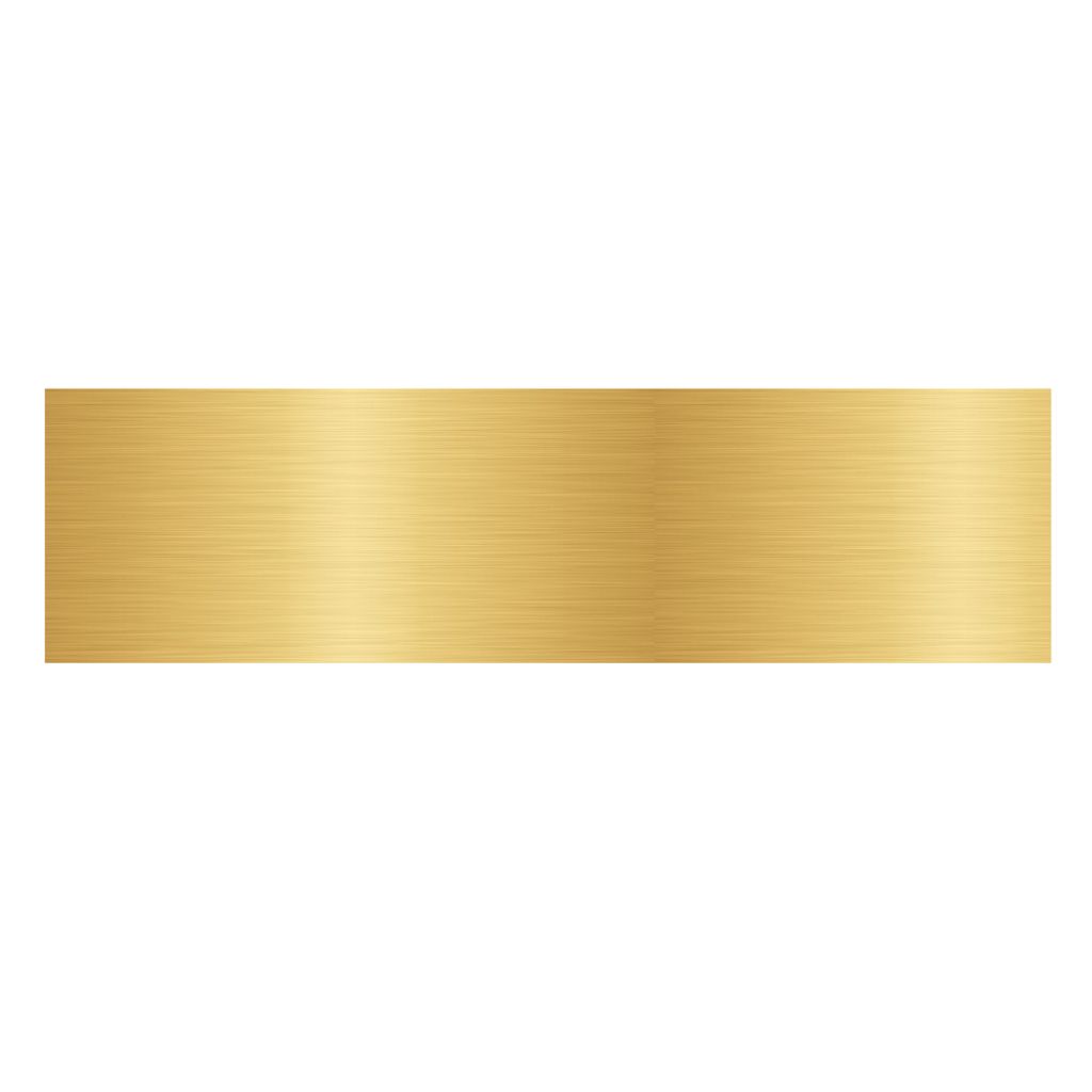 CombiCraft Aluminium Türschild Gold Blanko 165x45mm mit 3M-Tape