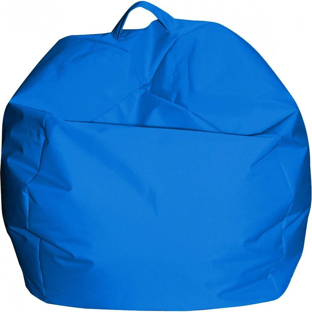 Eleganter Sitzsack, blaue Farbe, Maße 65 x 50 x 65 cm