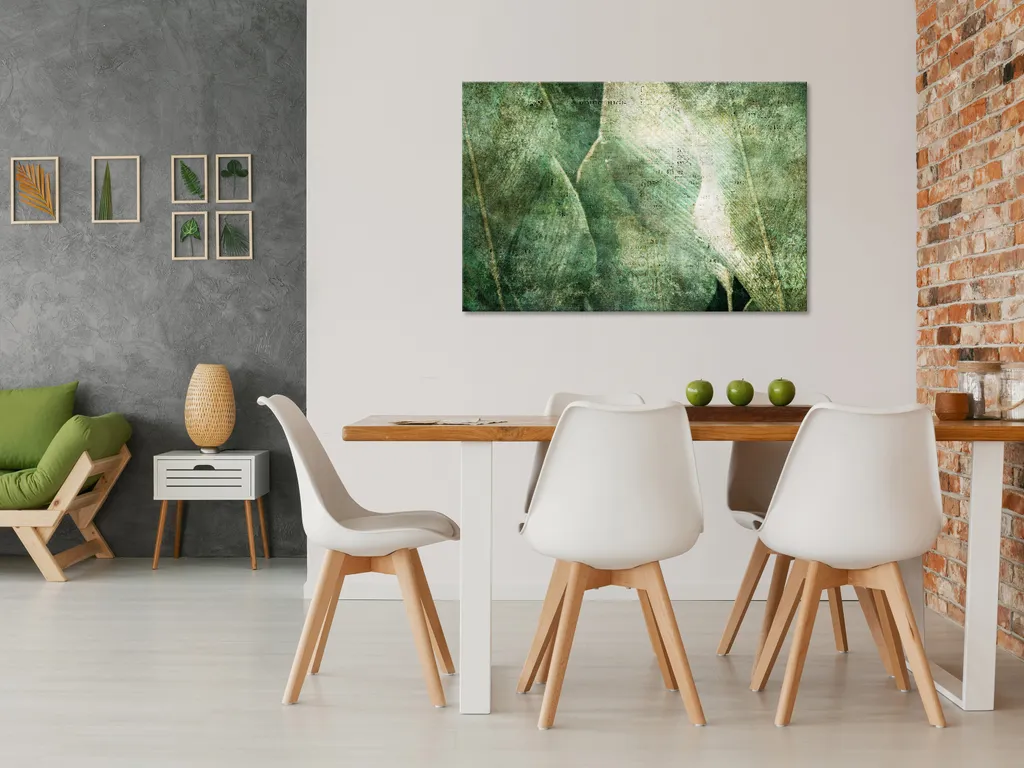 Quadro su tela Quadri moderni verde 4x30 x 30 cm 4 tele modello : XXL