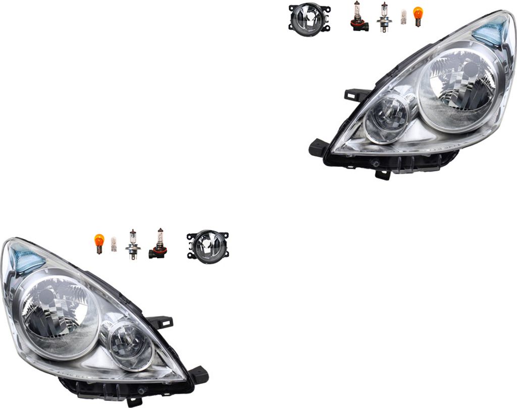 Johns, Scheinwerfer Osram Night Breaker Laser Satz passend für Nissan Note E11 Nebel. 8200074008 6202E1 00006202E1 6710027 0000620639 620639 0000...