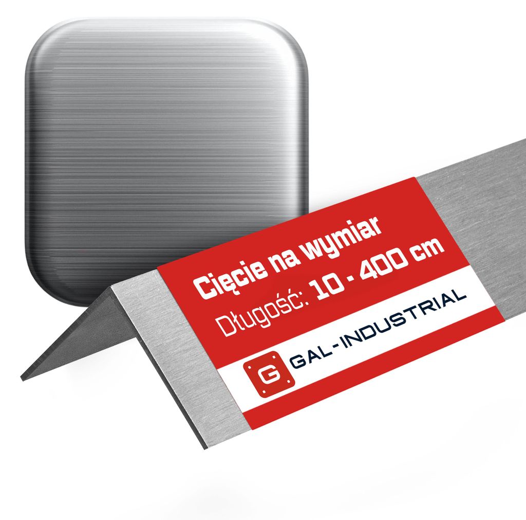 Kątownik Aluminiowy SZCZOTKOWANY 20x20x2mm 150cm Alu + Zdjęcie produktu 