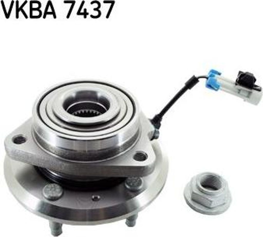 SKF VKBA 7437 Radlagersatz OE 20863127 kompatibel mit Captiva, Antara