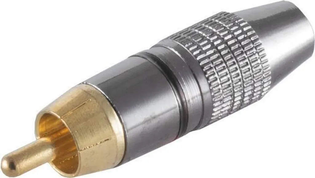 Fini les parasites : connecteur RCA S/CONN bronze métal doré haute qualité