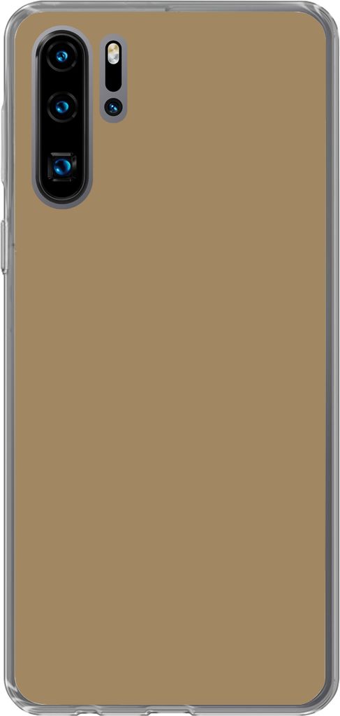 MuchoWow Handyhülle Schutzhülle Hülle für Telefoonhoesje Huawei P30 Pro Palette - Beige - Innenbereich Silikon Softcase Handy Hülle - Schutz...