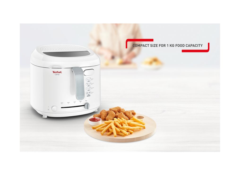 Deep in Fryer weiß Fritteuse FF2031 Uno Tefal