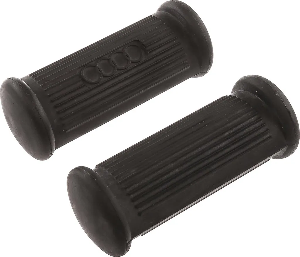 Repose-pieds en caoutchouc noir durable pour DKW RT, forme ronde x2