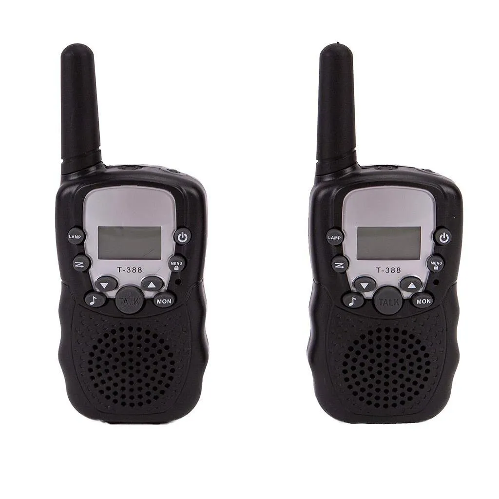 Talkie-Walkie RT388 Noir : Communiquez Facilement à 3 KM sans Mobile