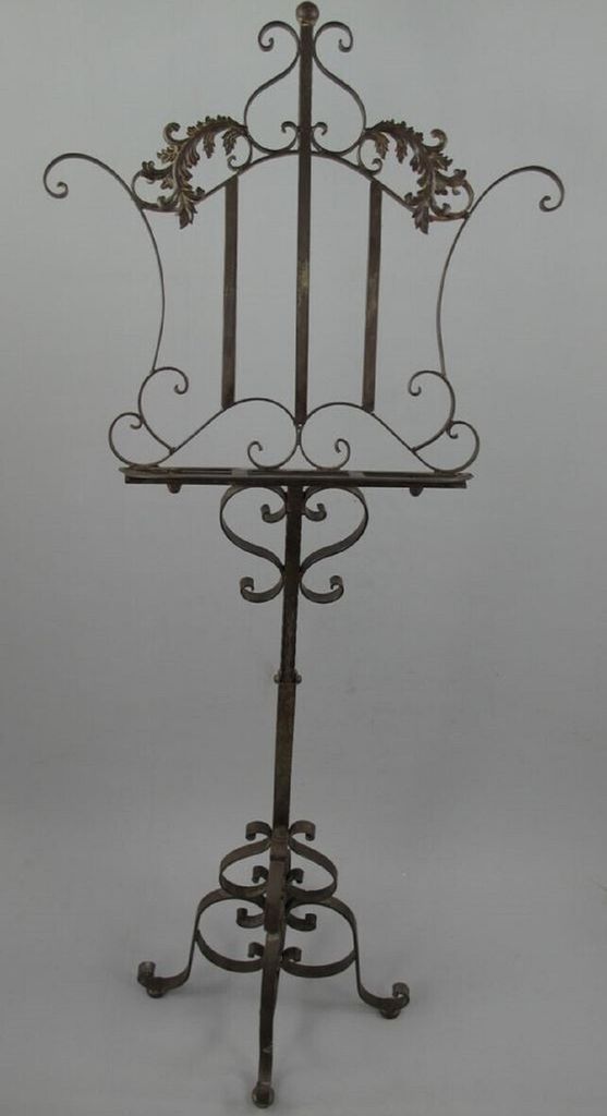Casa Padrino Jugendstil Notenständer Rost H. 135 cm - Barock & Jugendstil Deko Accessoires