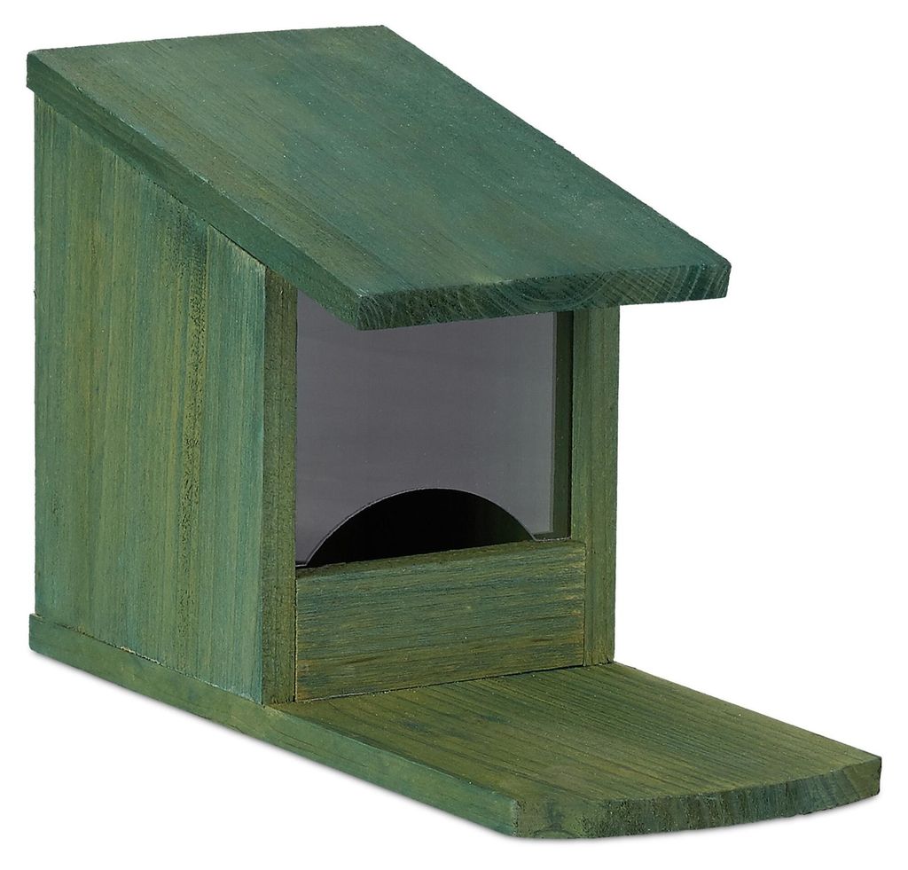 Relaxdays Eichhörnchen Futterhaus, Futterkasten f. Produktbild 