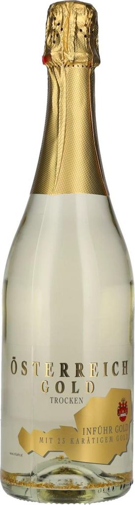 Österreich Gold - mit 23 Karat Blattgold + Box 750ml 9,5% Vol.
