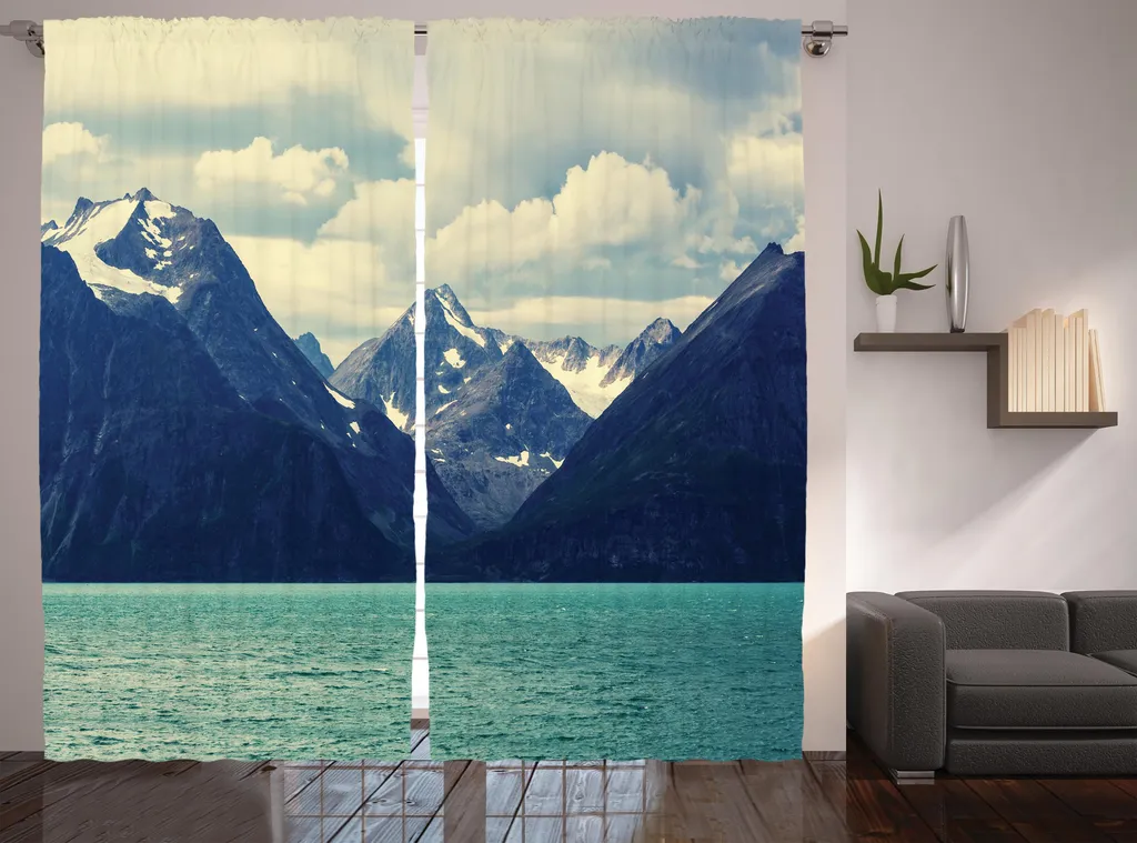 Rideau à Fronces Large 280x225 cm pour Cacher le Vis-à-Vis avec Style