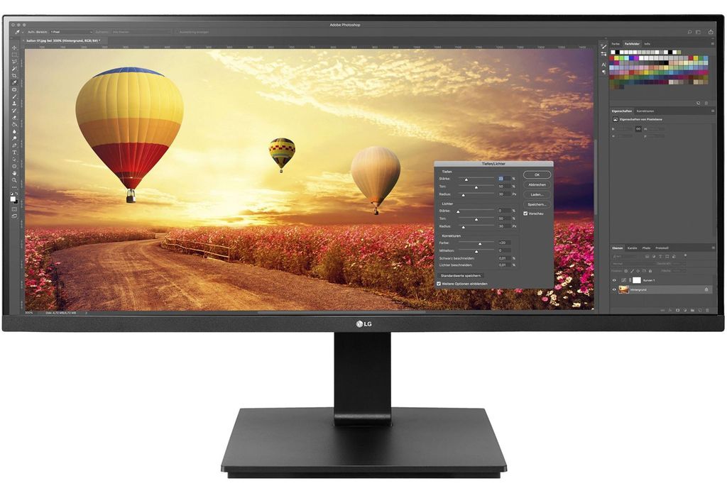LG 34BR65F-B, 86,4 cm (34"), 2560 x 1080 Pixel, WFHD, LCD, Produktbild 
