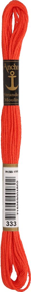 Anchor Sticktwist 4635000-00333 hagebutte Stickgarn, 100 % Baumwolle