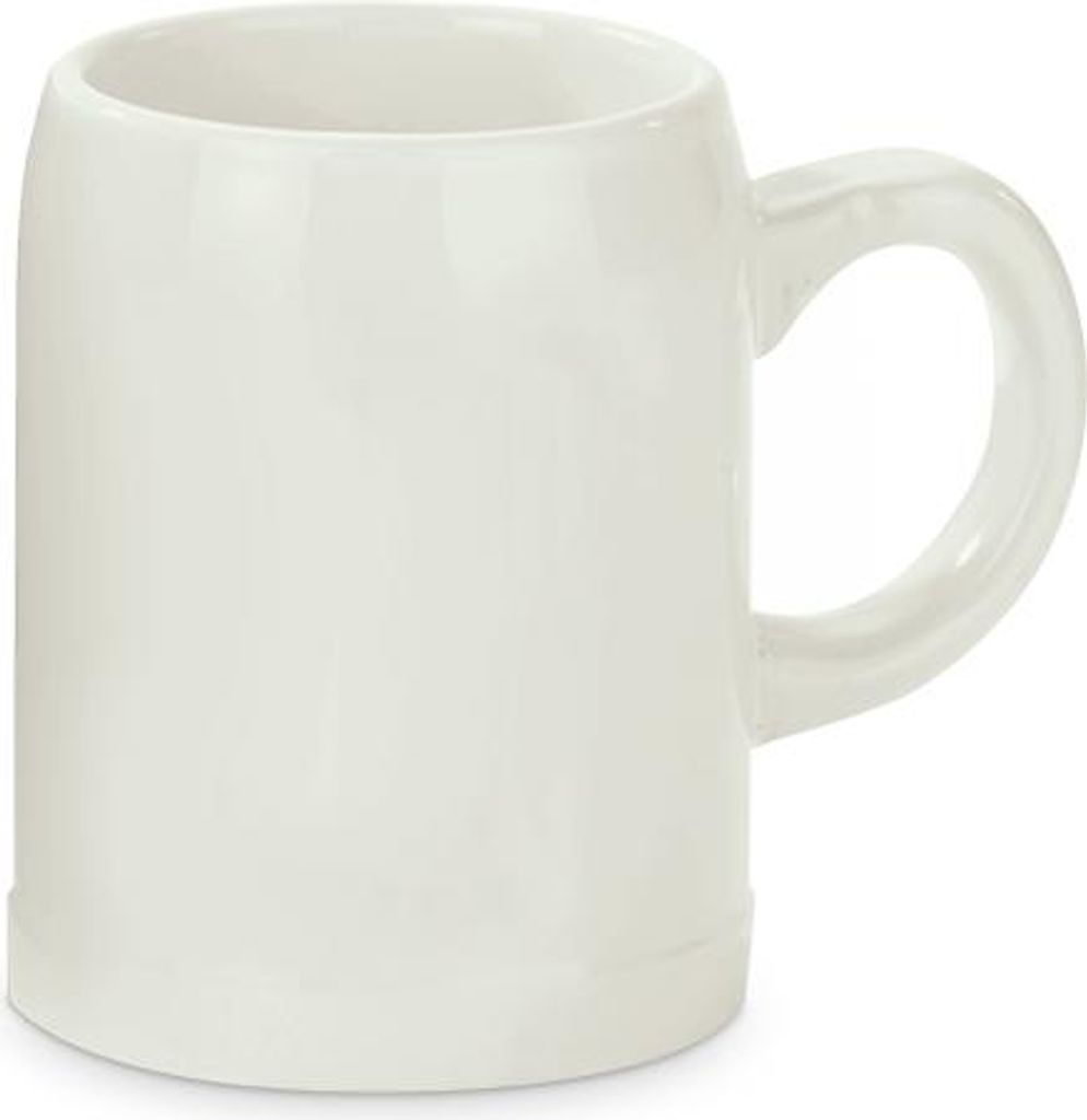 Bierkrug für Sublimation in 250ml - grau mit ORCA-Coating Produktbild 