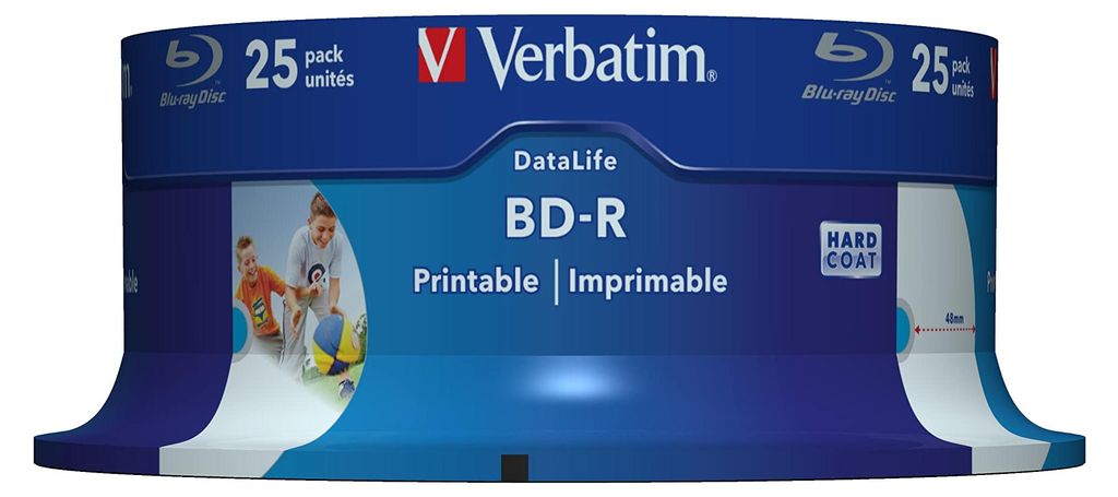 Verbatim 43811 Disque Blu-Ray vide BD-R 25 GB 25 pièces(s) Image du produit 