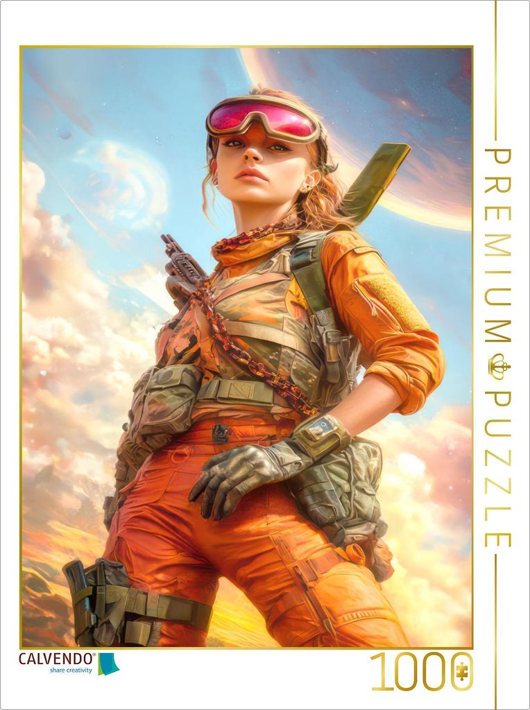 CALVENDO Puzzle Science-Fiction-Visionen der Zukunft | 1000 Teile Lege-Größe 64x48cm Foto-Puzzle für glückliche Stunden