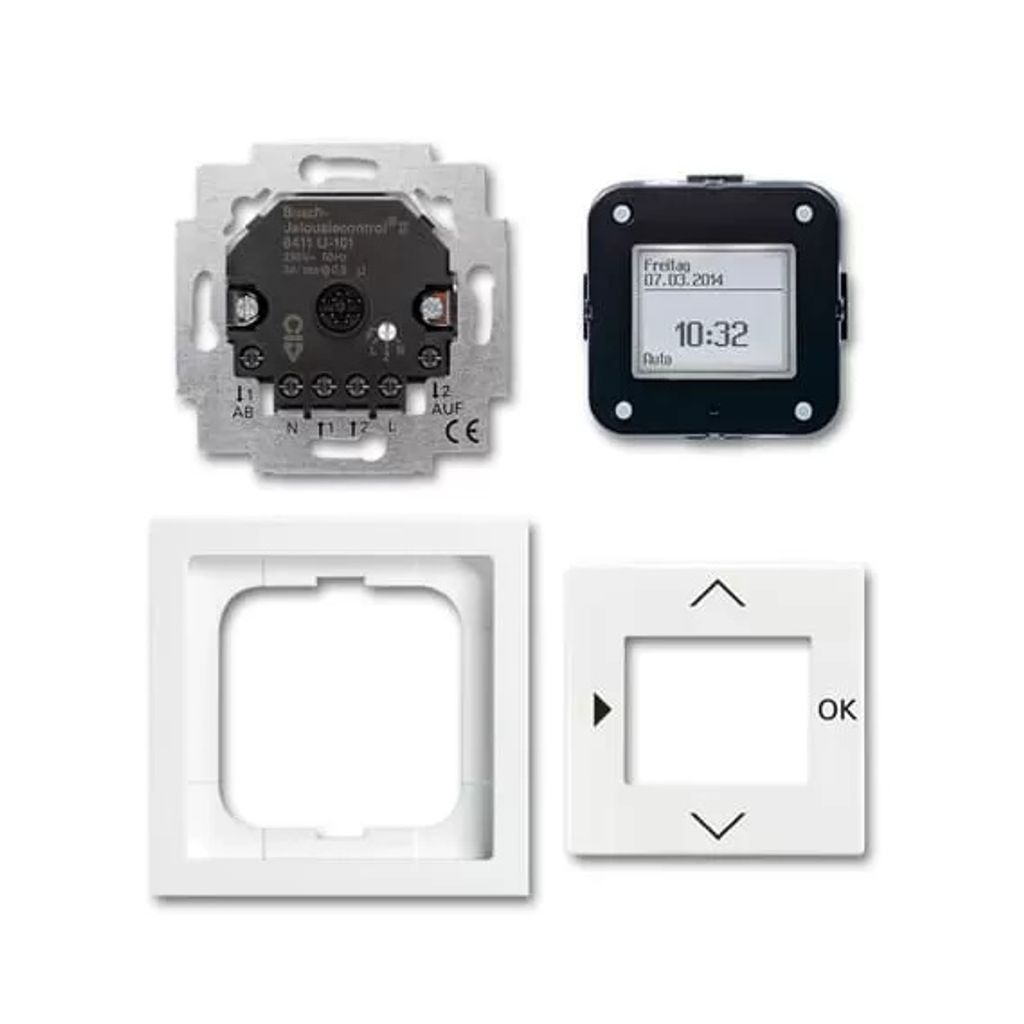 Busch-Jaeger 6411 UJ-84-101 | Jalousie-Komfort-Timer, Komplettset