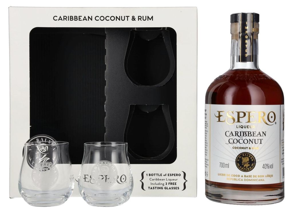Ron Espero Caribbean Coconut & Rum Liqueur 40% Vol. 0,7l in Produktbild 
