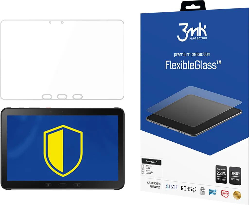 Vetro Flessibile 3mk per Samsung Galaxy Tab Active Pro 2019 | Protezione 7H