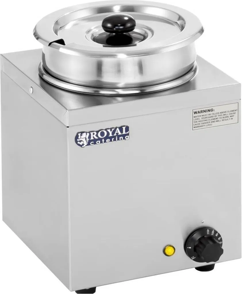 Occasione Stazione per Zuppe Royal Catering 2.75 L Inox 150W