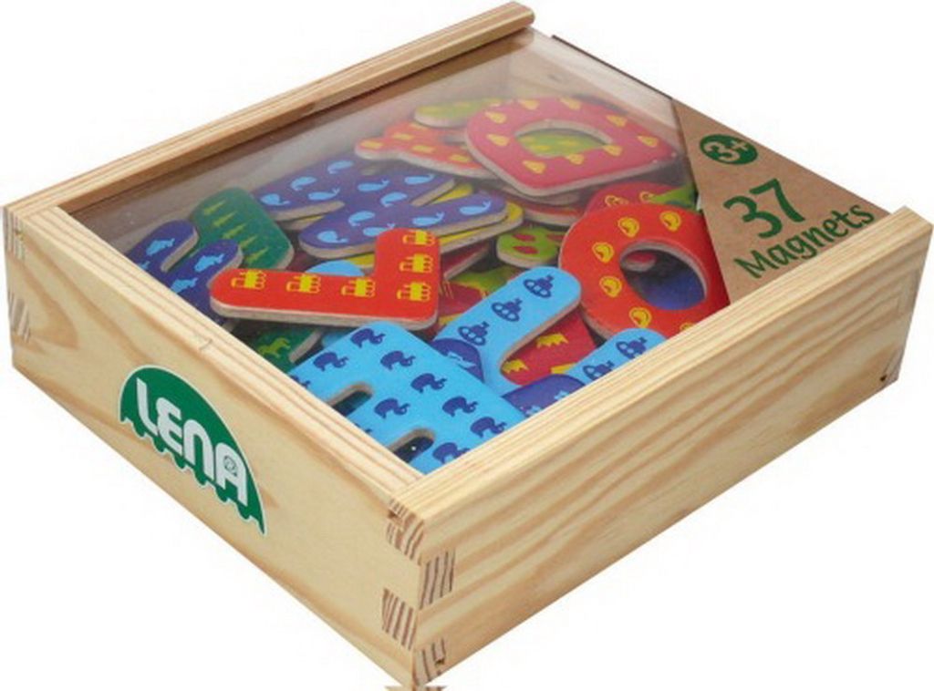 Lena, Holz Magnet Buchstaben