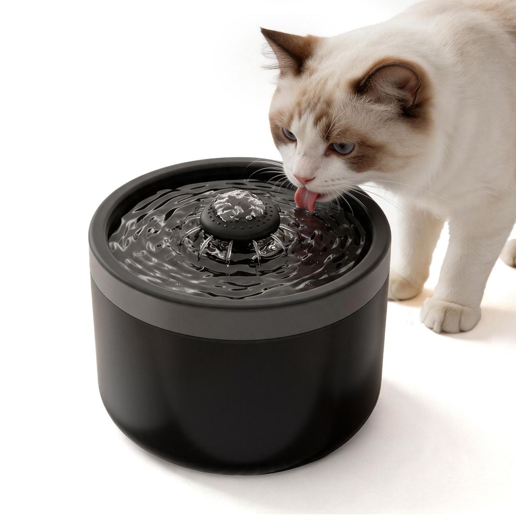 1,8L Katzenbrunnen Leiser trinkbrunnen für Katzen & Hunde, Produktbild 