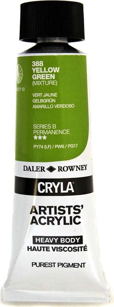 Daler Rowney Cryla Artists’ Acrylfarbe Yellow Green 75 ml 1 Produktbild 