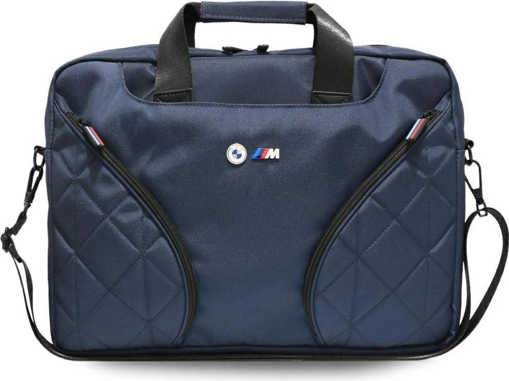 Torba BMW Nylon Pockets Metal Logo 16" granatowy Zdjęcie produktu 